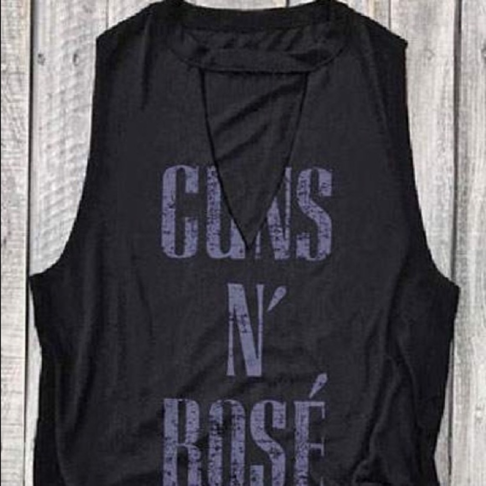 NWT Guns N Rosé GNR Sleeveless Tank Top Shirt